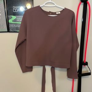 Wilfred size medium taupe blouse